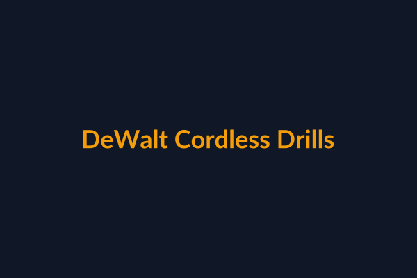 DeWalt Cordless Drills available at Raguveer Electric Talala